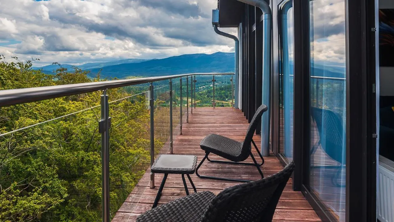 Apartament dla dwojga w Szklarskiej Porębie z widokiem na góry i las Szklarska Poręba Polska