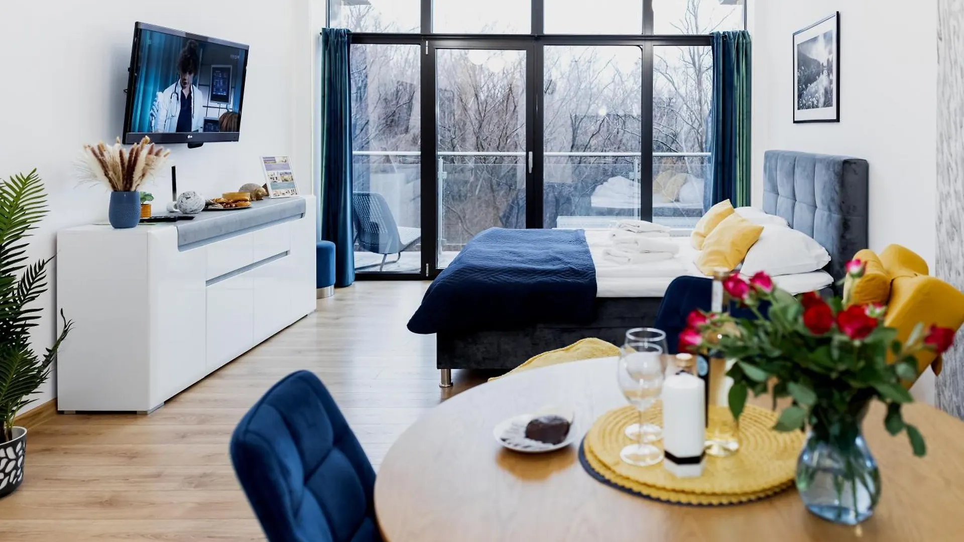 Apartament dla dwojga w Szklarskiej Porębie z widokiem na góry i las Szklarska Poręba